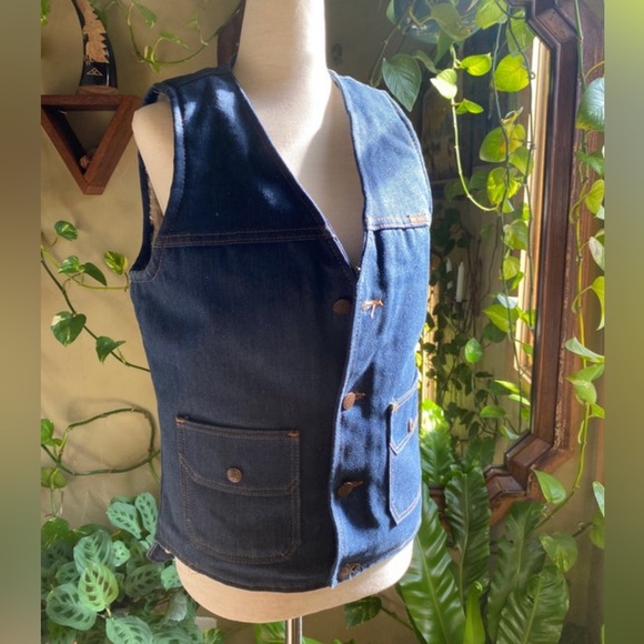 SOLD! ♥️ Big Ben Denim Sherpa Lined Vest - Picture 5 of 7